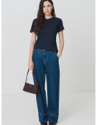 Boss Tricou regular fit de bumbac - Albastru inchis/Bleumarin