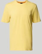 Boss Tricou uni cu decolteu la baza gatului