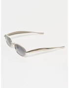 Bottega Veneta Ochelari de soare unisex ovali - Gri deschis