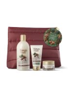 Bottega Verde Set cadou ingrijire corp - cu extract de unt de shea - in ambalaj festiv - Karite - 400 ML - 50 ML - 75 ML -