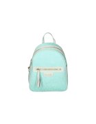 BRACCIALINI BRACCIAINI - Rucsac cu model si buzunar frontal - Albastru aquamarin