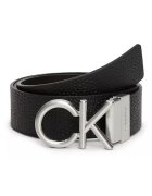 brak Curea din piele cu monograma metalica