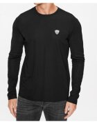 brak Tricou barbati - EA7 Emporio Armani - negru - 60% viscoza - 35% poliamida -