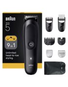Braun Aparat de tuns multifunctional All-in-One Seria 5 AIO5520 - 7-in-1 - Negru mat