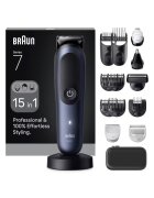 Braun Aparat de tuns multifunctional All-in-One Seria 7 - Albastru metalizat
