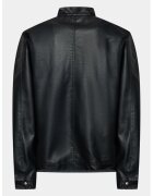 BRAVE SOUL Geaca barbati - 303340049 - Piele Ecologica - Negru