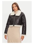 BRAVE SOUL Geaca din imitatie de piele LJK-MAX683 Negru Regular Fit - Piele ecologica