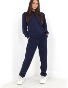 BRAVE SOUL Pantaloni sport cu buzunare laterale Jude - Bleumarin