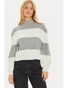 BRAVE SOUL Pulover LK-230MOLLIEC Gri Loose Fit - Acril