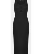 BRAVE SOUL Rochie dama - 303995287 - Negru - Bumbac