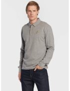 BRAVE SOUL Tricou polo barbati - 301690153 - Bumbac - Gri