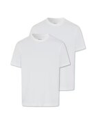 BRAX Set de tricouri cu model uni - 2 piese - Alb