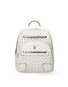 BRICIOLE Rucsac de piele ecologica cu monograma Seraphina - Bej