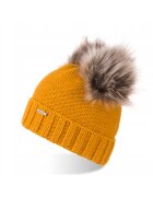 Broedrene Caciula pentru iarna dama - Brodrene - Lana - 55-58 cm - Galben