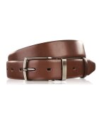 Broedrene Curea pentru pantaloni din piele pentru barbati Brodrene OPM-11 - Maro