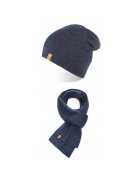 Broedrene Set caciula cu fular Brodrene - Acril - Universal - Bleumarin