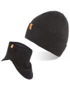 Broedrene Set caciula si fular barbati Brodrene - Acril - Negru
