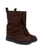 Bronx Botine dama Piele naturala - Maro