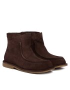 Bronx Botine dama Piele naturala - Maro - Maro