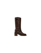 Bronx Cizme dama 303221829 - Piele naturala - Maro - Maro