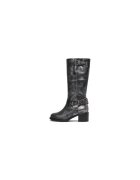 Bronx Cizme dama 303221850 - Piele naturala - Negru - Negru