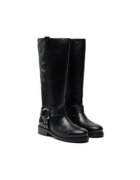 Bronx Cizme dama - 304553493 - piele naturala - negru