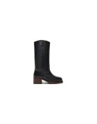 Bronx Cizme dama 304962134 - Piele naturala - Negru - Negru