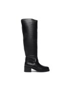 Bronx Cizme dama - 305520890 - piele naturala - negru