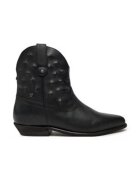 Bronx Cizme de cowboy Negru - Piele - Negru