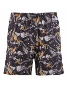 Bruno Banani Boxeri lungi cu imprimeu Panthera - Negru/Bej