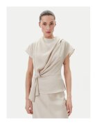 Bruuns Bazaar Bluza dama BBW4427 - Poliester reciclat - Bej - Bej