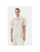 Bruuns Bazaar Bluza dama BBW4439 - Poliester reciclat - Ecru - Ecru
