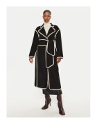 Bruuns Bazaar Palton dama - 304010033 - Lana/Poliester - Negru - Negru