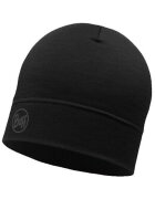 Buff Caciula din lana lightweight model Solid Black pentru Adulti