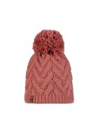 Buff Caciula tricotata fleece band - culoare caryn rosu - pentru adulti - marime universala