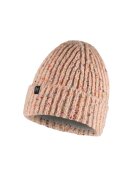Buff Caciula Tricotata pentru Adulti cu polar interior model Pale Pink - Roz