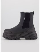 Buffalo Ghete Chelsea de piele ecologica Fusion - Negru