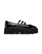 Buffalo Pantofi cu platforma dama piele ecologica - negru