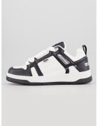 Buffalo Pantofi sport low-cut de piele ecologica Azalia - Alb/Negru