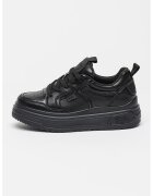 Buffalo Pantofi sport low-cut din piele ecologica cu talpa flatform Vectra - Negru