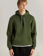 Bumbacel 100 COTTON Hanorac calduros - cu gluga - din bumbac pentru barbati - Verde