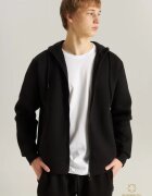 Bumbacel 100 COTTON Hanorac calduros - din bumbac cu gluga si fermoar pentru barbati