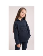 Bumbacel 100 COTTON Hanorac cu imprimeu si gluga pentru fete - Albastru