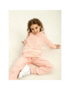 Bumbacel 100 COTTON Hanorac cu imprimeu si gluga pentru fete - Roz