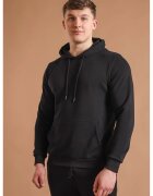 Bumbacel 100 COTTON Hanorac din bumbac cu gluga pentru barbati - Negru