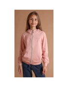 Bumbacel 100 COTTON Hanorac din bumbac cu gluga pentru fetite - Roz