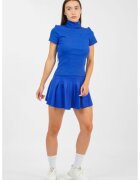 Bumbacel 100 COTTON Maleta cu maneca scurta pentru dame - Albastru