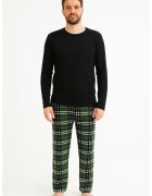 Bumbacel 100 COTTON Pantaloni de pijama din bumbac cu imprimeu