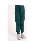Bumbacel 100 COTTON Pantaloni din bumbac cu manseta elastica - pentru fetite - Verde