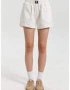 Bumbacel 100 COTTON Pantaloni scurți casual pentru dame - Alb